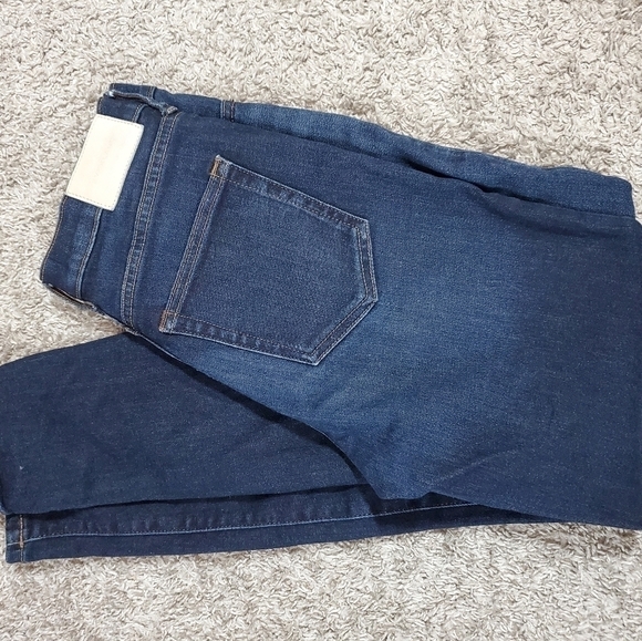 Everlane Dark Wash High Rise Skinny Jeans - Picture 7 of 9
